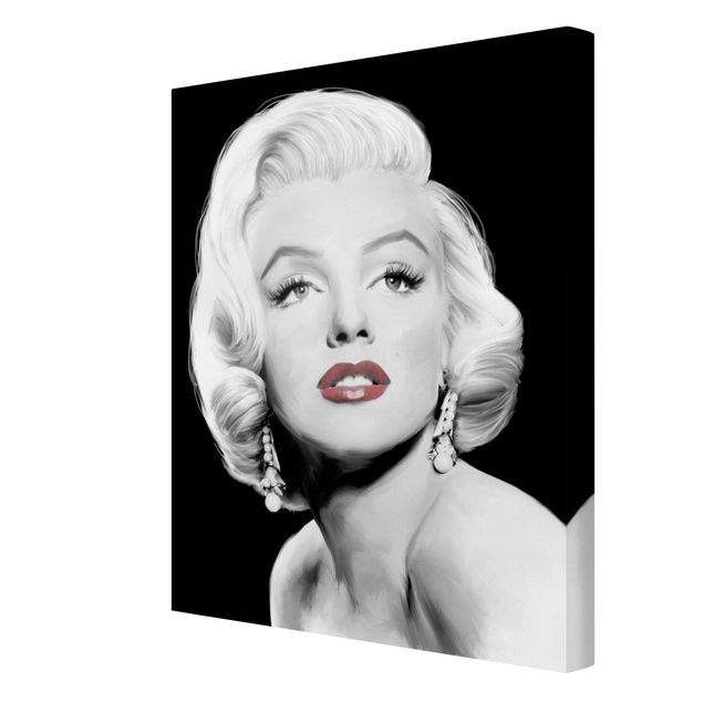 Cuadros modernos Marilyn With Earrings
