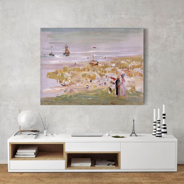Cuadros impresionistas Max Liebermann - The Beach, Scheveningen