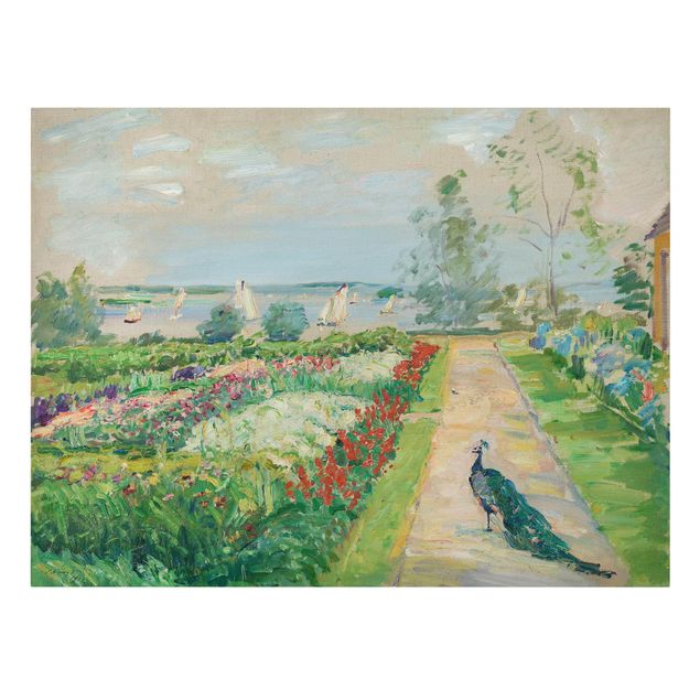 Lienzos de cuadros famosos Max Slevogt - Flower Garden In New-Cladow