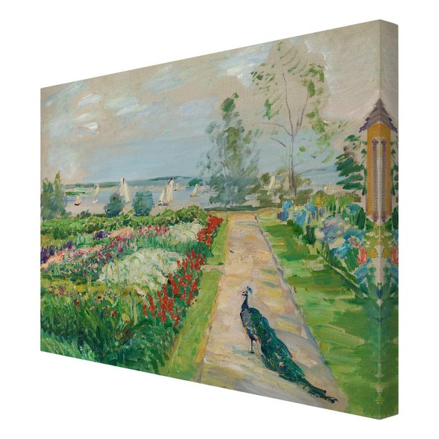 Láminas de cuadros famosos Max Slevogt - Flower Garden In New-Cladow