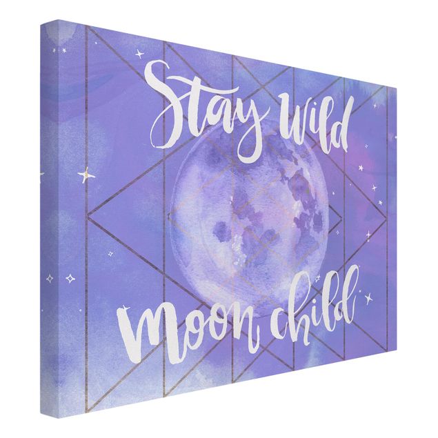 Cuadros espirituales  Moon Child - Stay Wild