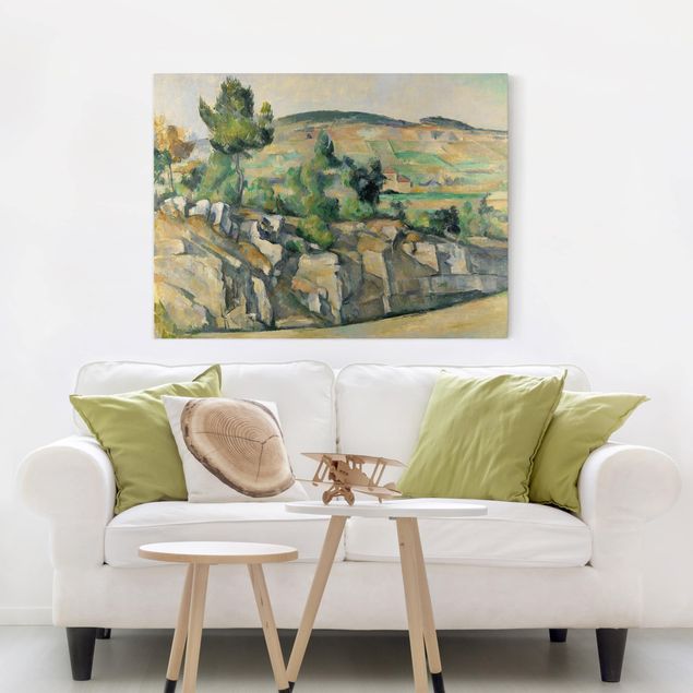 Estilo artístico Post Impresionismo Paul Cézanne - Hillside In Provence