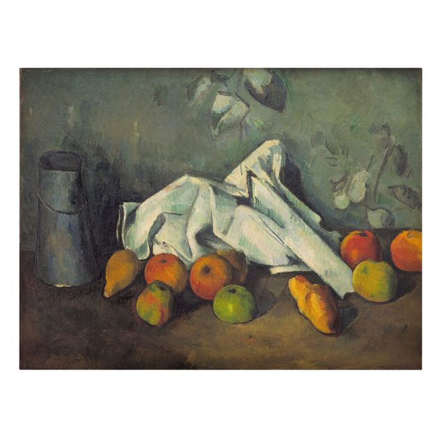 Estilos artísticos Paul Cézanne - Still Life With Milk Can And Apples