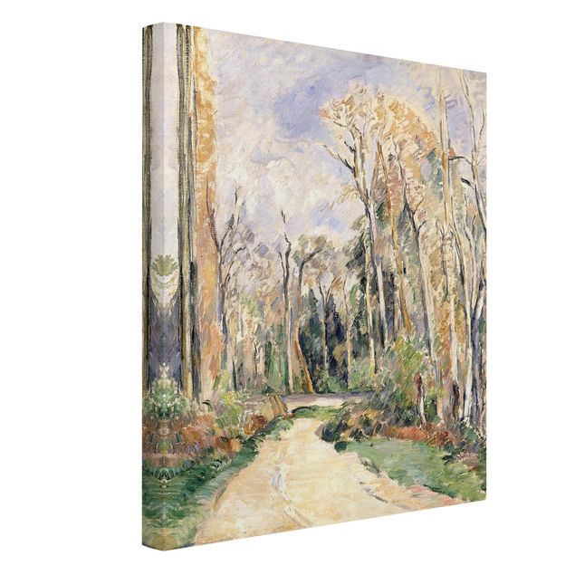 Cuadros famosos Paul Cézanne - Path at the Entrance to the Forest