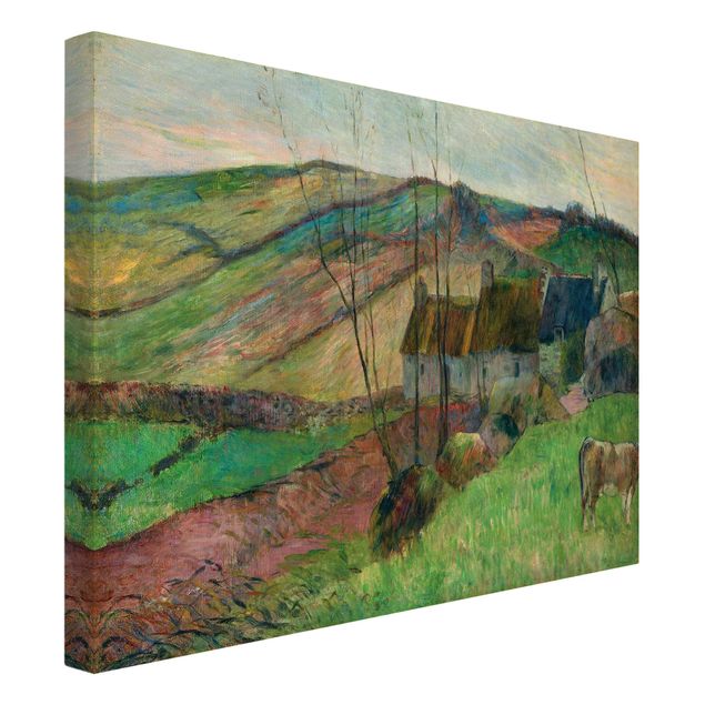 Estilos artísticos Paul Gauguin - Cottages On The Side Of Montagne Sainte-Marguerite