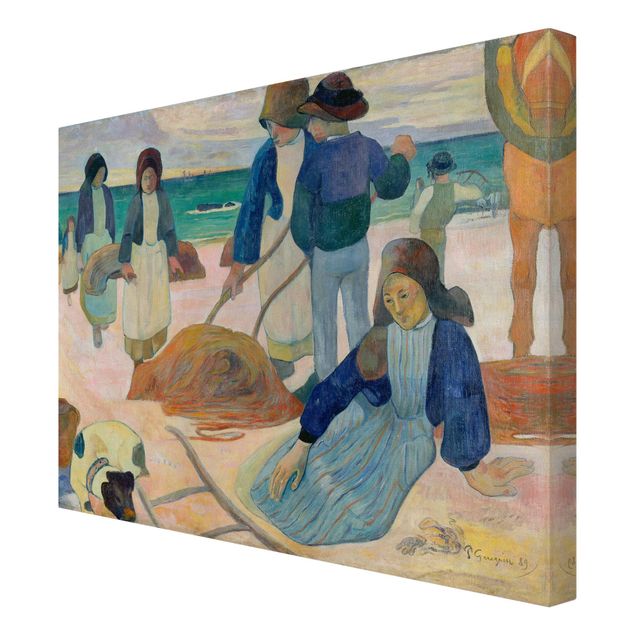 Lienzos de cuadros famosos Paul Gauguin - The Kelp Gatherers (Ii)