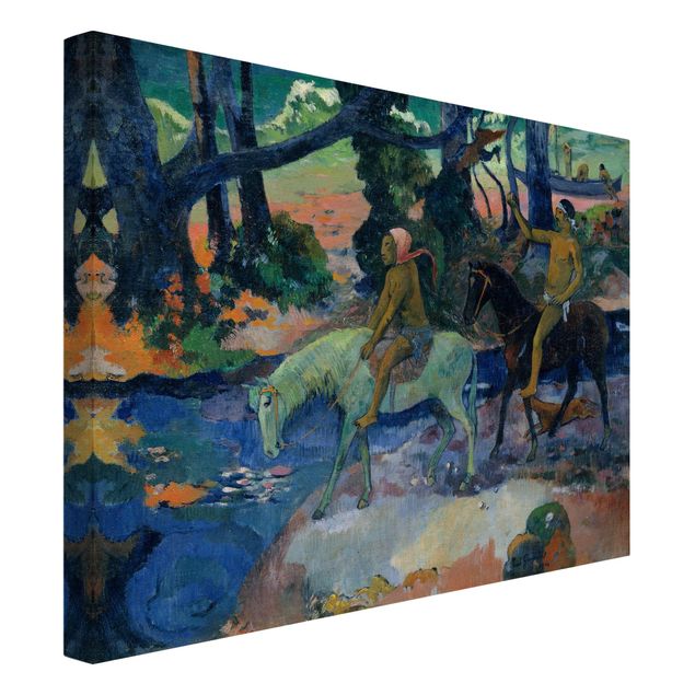 Lienzos de caballos Paul Gauguin - Escape, The Ford