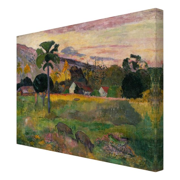 Lienzos de cuadros famosos Paul Gauguin - Haere Mai (Come Here)