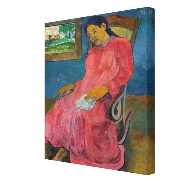 Cuadros famosos Paul Gauguin - Faaturuma (Melancholic)