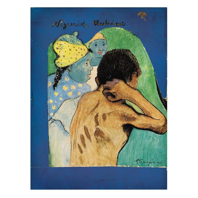 Lienzos de cuadros famosos Paul Gauguin - Nègreries Martinique