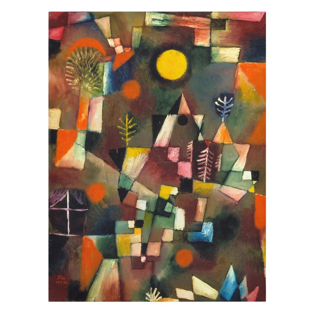Lienzos de cuadros famosos Paul Klee - The Full Moon