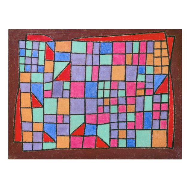 Lienzos de patrones Paul Klee - Glass Facade