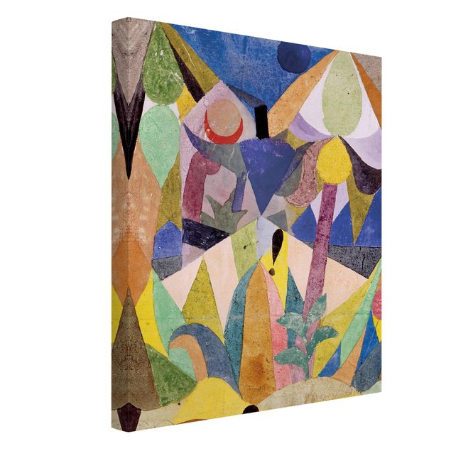 Cuadros de paisajes naturales  Paul Klee - Mild tropical Landscape