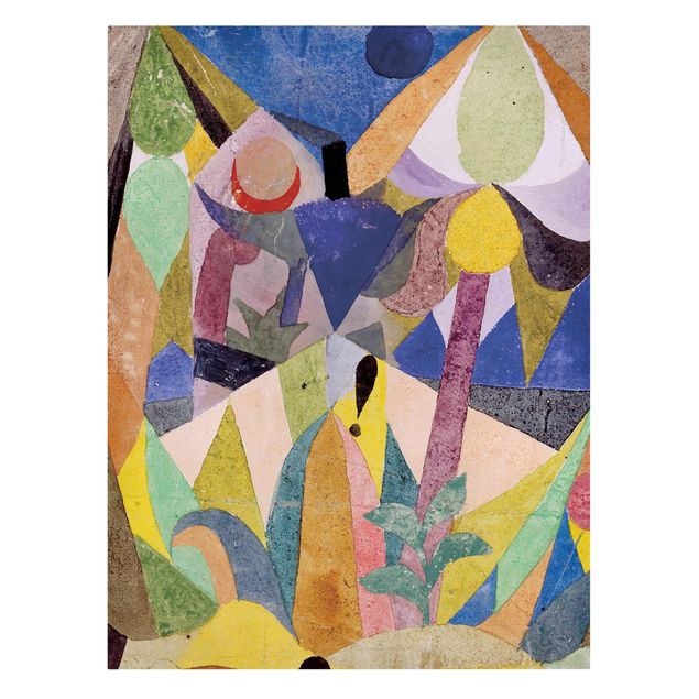 Lienzos ciudades del mundo Paul Klee - Mild tropical Landscape