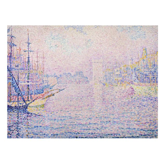 Estilos artísticos Paul Signac - The Port Of Marseille, Morning Mist