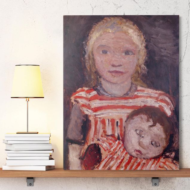 Cuadros expresionistas Paula Modersohn-Becker - Girl with Doll