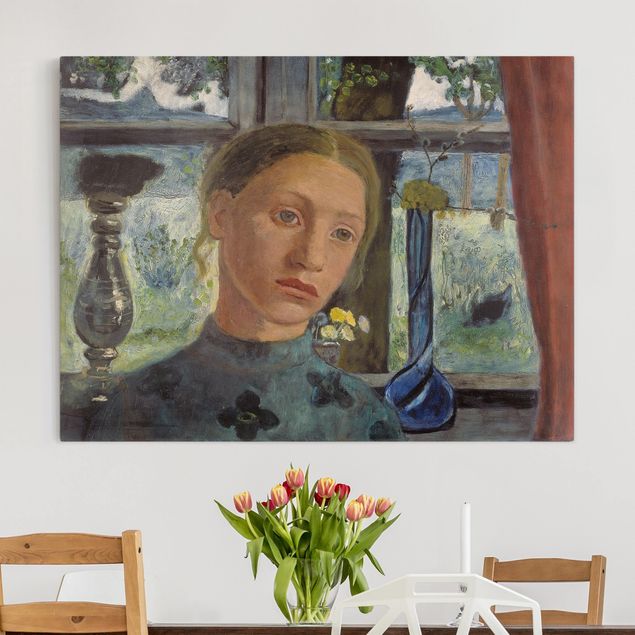 Cuadros de Expresionismo Paula Modersohn-Becker - Girl'S Head In Front Of A Window