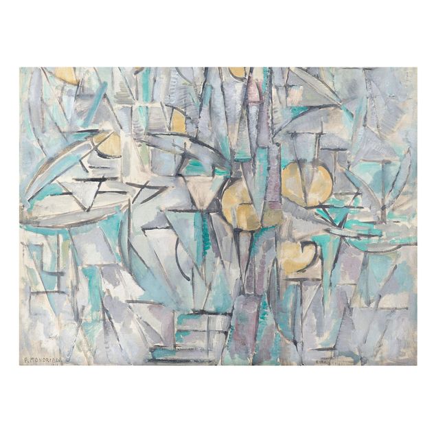Lienzos de cuadros famosos Piet Mondrian - Composition X