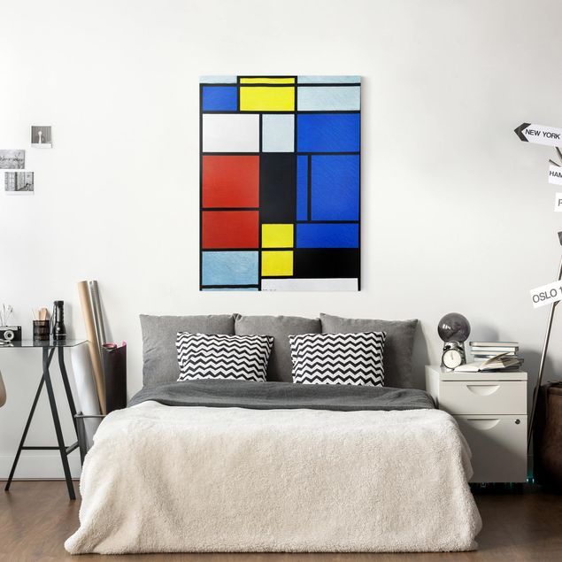 Láminas cuadros famosos Piet Mondrian - Tableau No. 1