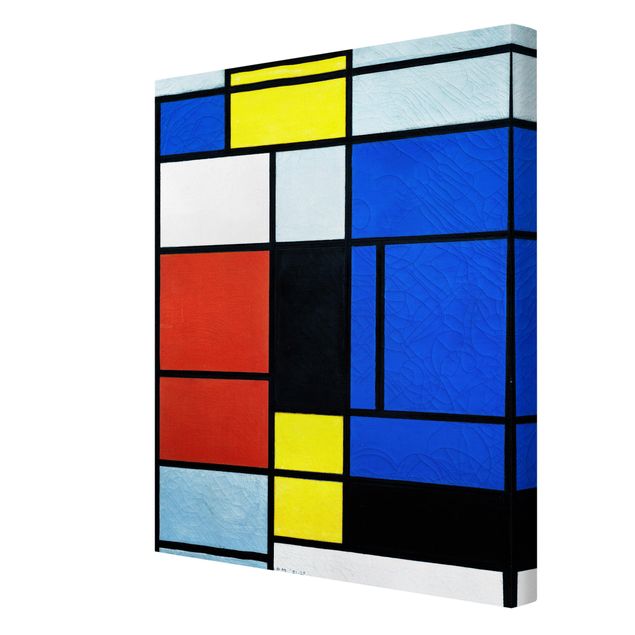 Lienzos de patrones Piet Mondrian - Tableau No. 1