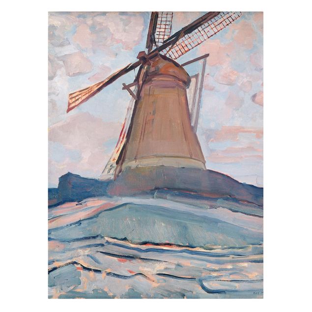 Estilos artísticos Piet Mondrian - Windmill