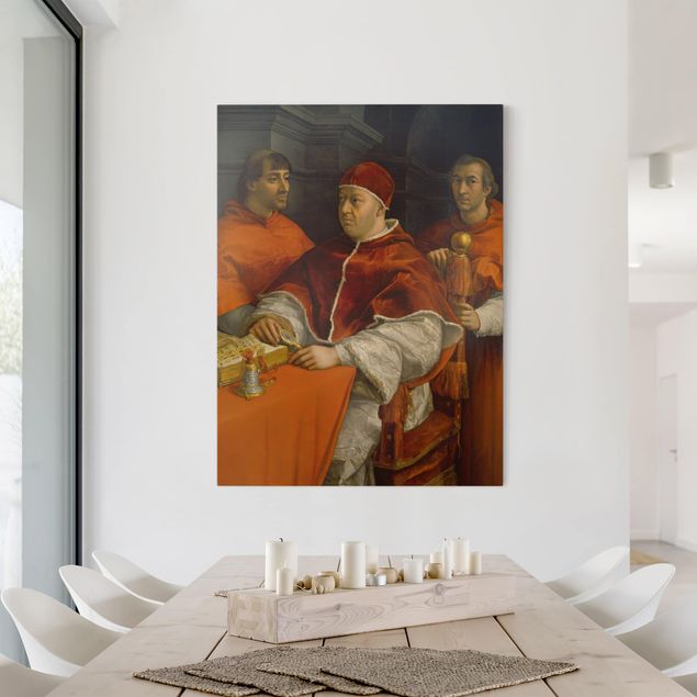 Decoración en la cocina Raffael - Portrait of Pope Leo X