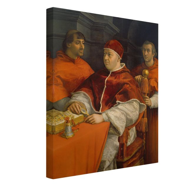 Láminas cuadros famosos Raffael - Portrait of Pope Leo X