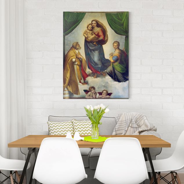 Decoración en la cocina Raffael - The Sistine Madonna