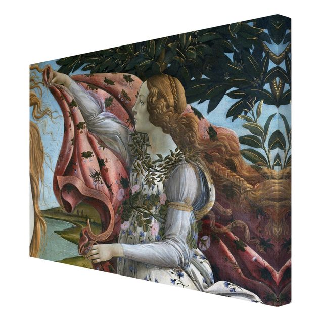 Cuadros famosos Sandro Botticelli - The Birth Of Venus. Detail: Flora