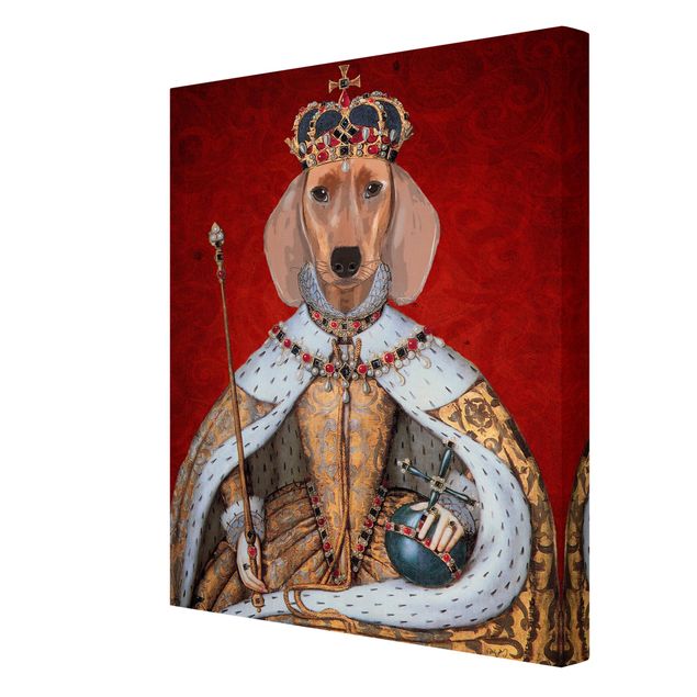 Cuadros decorativos modernos Animal Portrait - Dachshund Queen