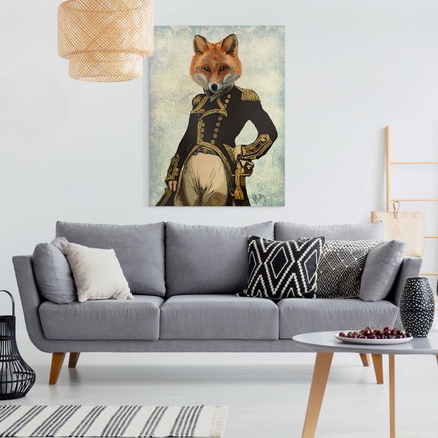 Lienzos animales Animal Portrait - Fox Admiral