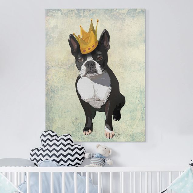 Lienzos de perros Animal Portrait - Terrier King