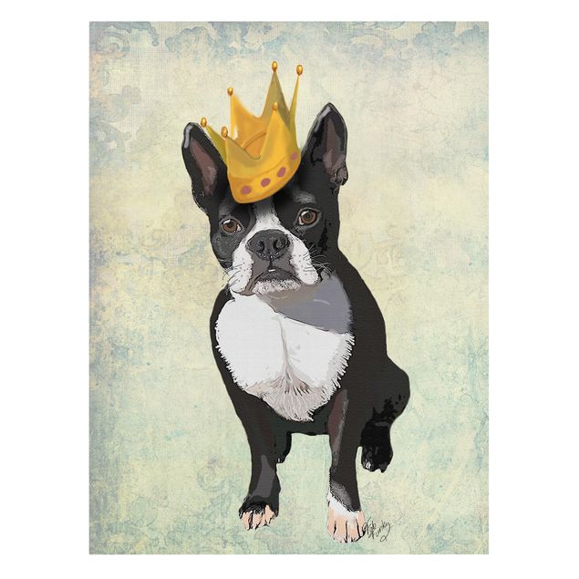 Lienzos animal Animal Portrait - Terrier King