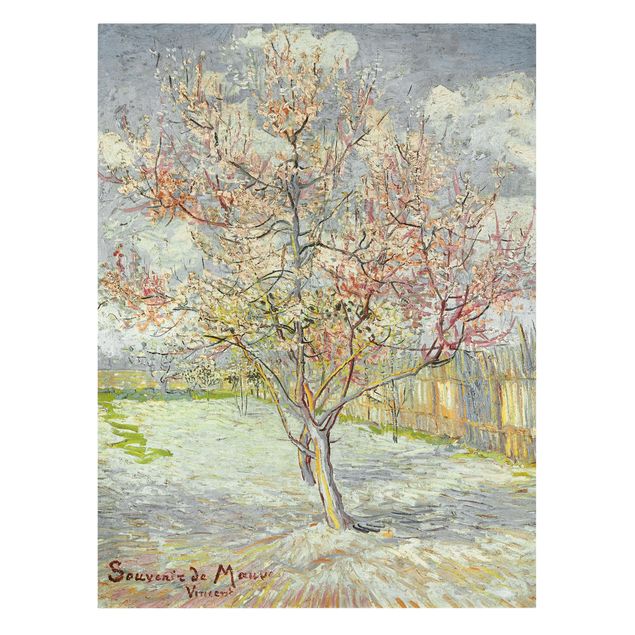 Reproducciones de cuadros Vincent van Gogh - Flowering Peach Trees
