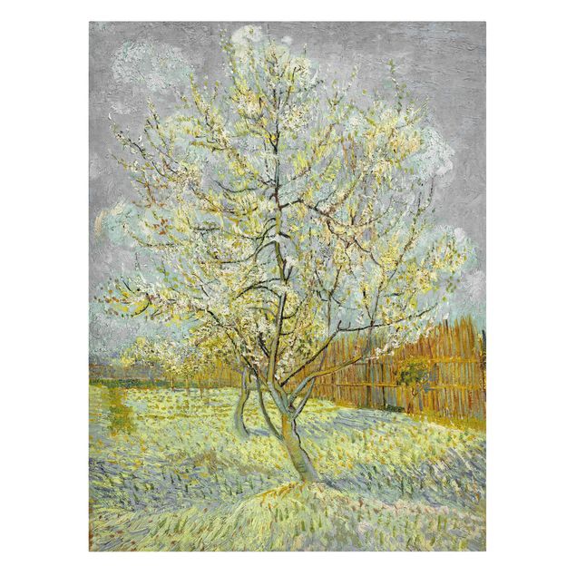Cuadros famosos Vincent van Gogh - Flowering Peach Tree