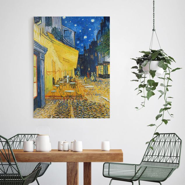 Cuadros impresionistas Vincent van Gogh - Café Terrace at Night