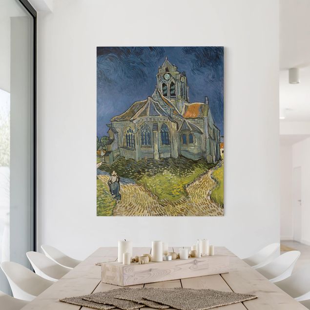 Cuadros impresionistas Vincent van Gogh - The Church at Auvers
