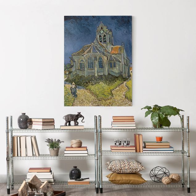 Cuadros puntillismo Vincent van Gogh - The Church at Auvers