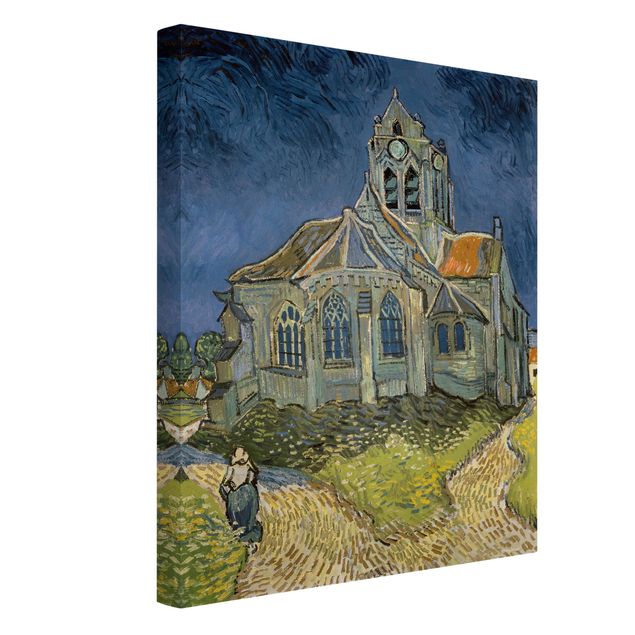 Lienzos de perros Vincent van Gogh - The Church at Auvers