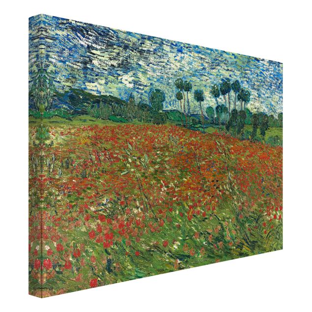 Cuadros impresionistas Vincent Van Gogh - Poppy Field