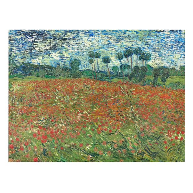 Cuadros puntillismo Vincent Van Gogh - Poppy Field