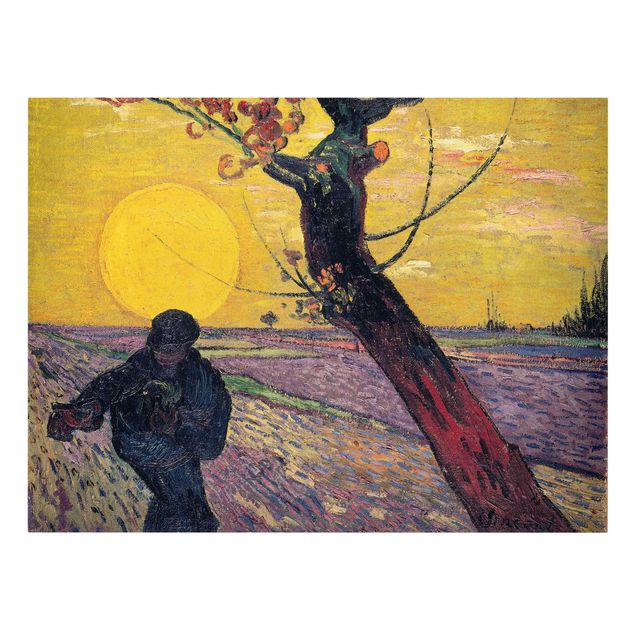 Reproducciones de cuadros Vincent Van Gogh - Sower With Setting Sun