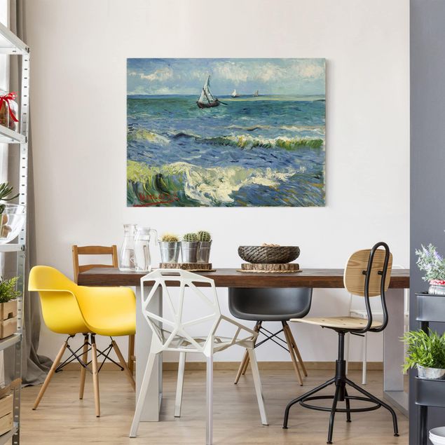 Cuadro del Impresionismo Vincent Van Gogh - Seascape Near Les Saintes-Maries-De-La-Mer