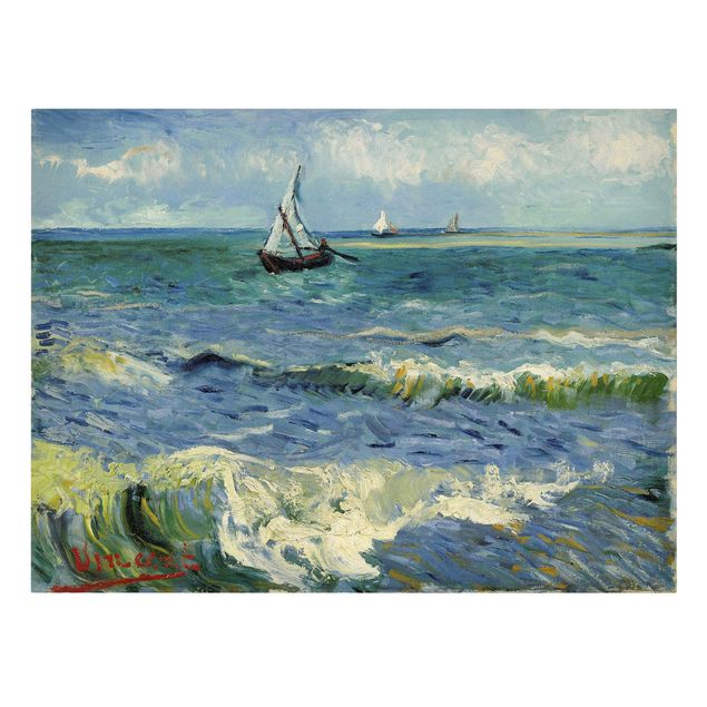 Cuadros famosos Vincent Van Gogh - Seascape Near Les Saintes-Maries-De-La-Mer