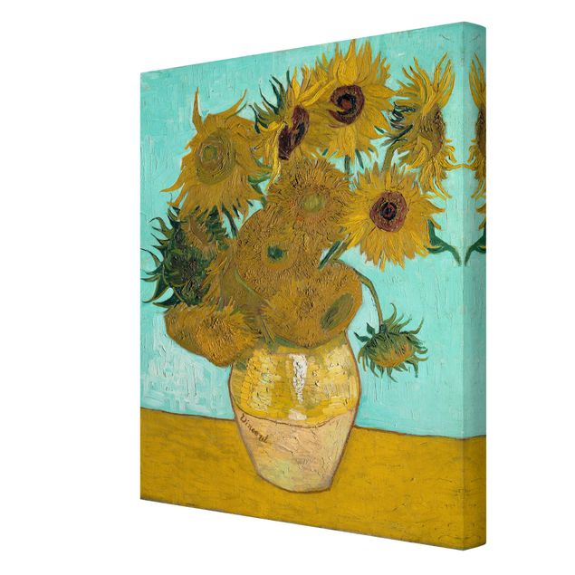 Lienzos de perros Vincent van Gogh - Sunflowers