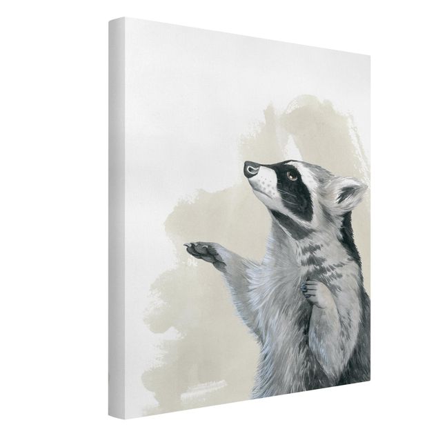Cuadros decorativos modernos Forest Friends - Raccoon