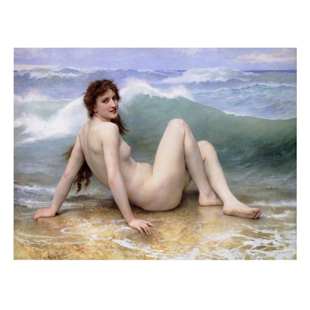 Cuadros de playa y mar William Adolphe Bouguereau - The Wave