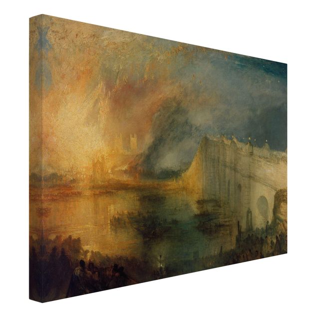 Estilos artísticos William Turner - The Burning Of The Houses Of Lords And Commons