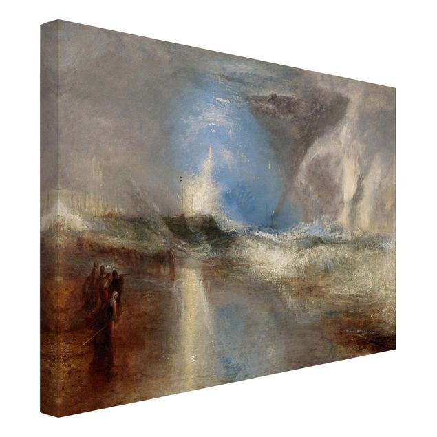 Estilos artísticos William Turner - Rockets And Blue Lights (Close At Hand) To Warn Steamboats Of Shoal Water