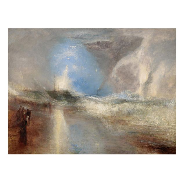 Cuadros de paisajes naturales  William Turner - Rockets And Blue Lights (Close At Hand) To Warn Steamboats Of Shoal Water